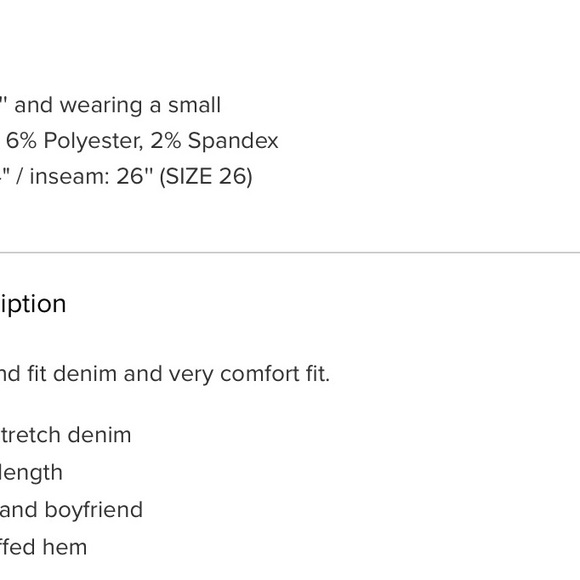 NWT Skeeter Cuffed Stretch Boyfriend Jeans - Picture 13 of 13